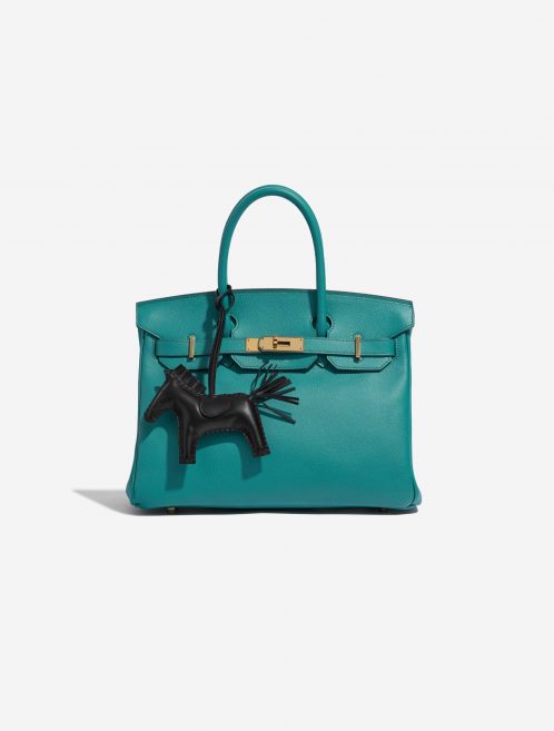 Pre-owned Hermès bag Rodeo MM Milo So Black Black Front | Sell your designer bag on Saclab.com