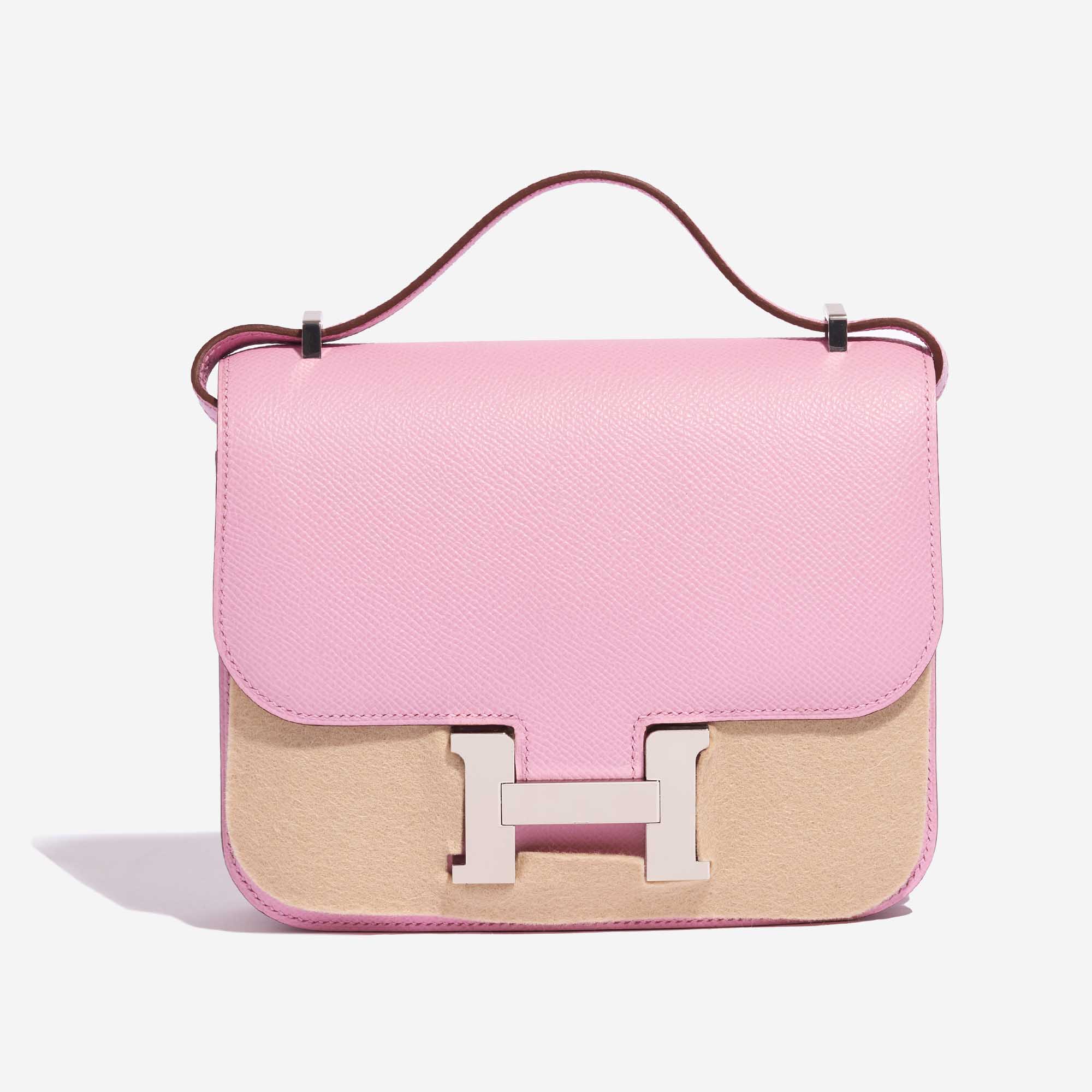 Pre-owned Hermès Tasche Constance 18 Epsom Mauve Sylvestre Pink Front Velt | Verkaufen Sie Ihre Designer-Tasche auf Saclab.com