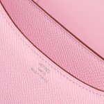 Pre-owned Hermès bag Constance 18 Epsom Mauve Sylvestre Pink Logo | Sell your designer bag on Saclab.com