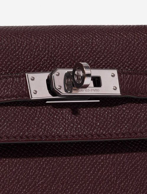 Gebrauchte Hermès Tasche Kelly 25 Epsom Rouge Sellier Rot Verschluss-System | Verkaufen Sie Ihre Designer-Tasche auf Saclab.com