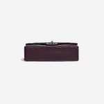 Pre-owned Chanel bag Timeless Medium Lamb Aubergine Purple Violet Bottom | Sell your designer bag on Saclab.com