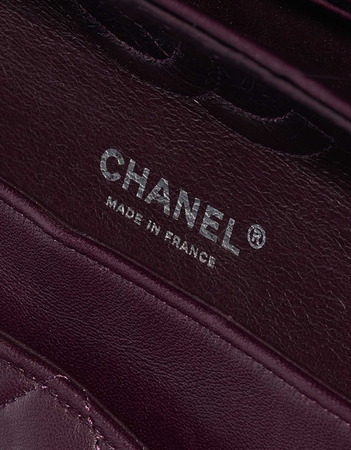 Chanel Timeless Medium Lamb Aubergine Purple | SACLÀB