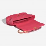Pre-owned Chanel bag 19 Maxi Flap Bag Lamb Pink Pink Inside | Sell your designer bag on Saclab.com