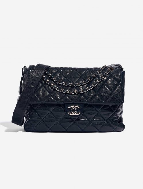 Pre-owned Chanel bag Timeless Special Edition Caviar Dark Blue Dark blue Front | Sell your designer bag on Saclab.com
