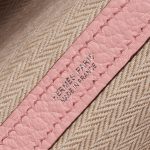 Pre-owned Hermès bag Garden Party 36 Clemence Rose Sakura Pink Logo | Sell your designer bag on Saclab.com