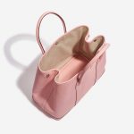 Pre-owned Hermès bag Garden Party 36 Clemence Rose Sakura Pink Inside | Sell your designer bag on Saclab.com