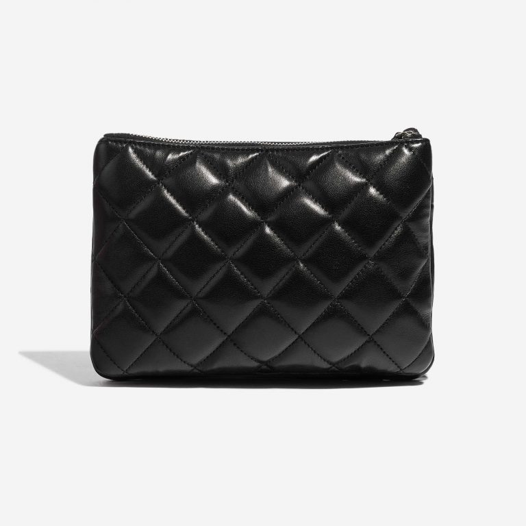 Pre-owned Chanel Tasche Timeless Small Flap Bag Lammleder  Black Black Back | Verkaufen Sie Ihre Designer-Tasche auf Saclab.com