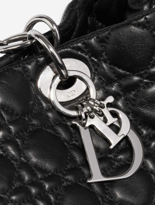 Pre-owned Dior bag Shopper Medium Lamb Black Black Closing System | Sell your designer bag on Saclab.com
