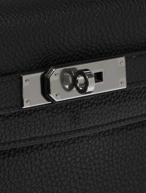 Gebrauchte Hermès Tasche Kelly 28 Togo Schwarz Schwarz Verschluss-System | Verkaufen Sie Ihre Designer-Tasche auf Saclab.com