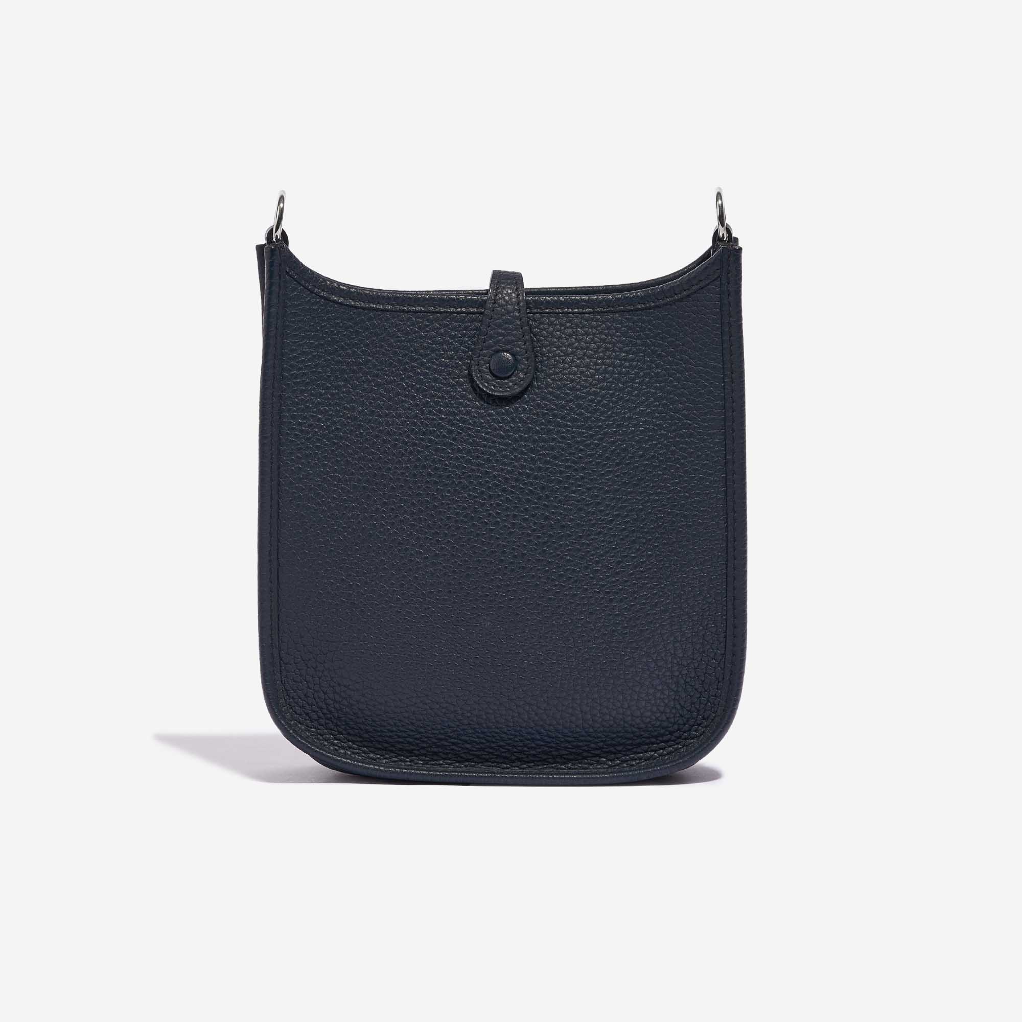 Pre-owned Hermès bag Evelyne 16 Clemence Blue Nuit Blue Back | Sell your designer bag on Saclab.com