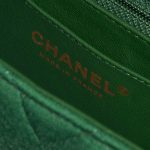 Pre-owned Chanel bag Timeless Mini Rectangular Cotton Green Green Logo | Sell your designer bag on Saclab.com