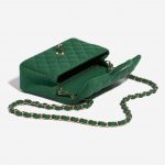 Pre-owned Chanel bag Timeless Mini Rectangular Cotton Green Green Inside | Sell your designer bag on Saclab.com