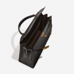 Pre-owned Hermès bag Kelly 32 Porosus Crocodile Dark Brown Brown Inside | Sell your designer bag on Saclab.com