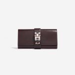 Pre-owned Hermès bag Medor Clutch 29 Swift Chocolat Brown Front | Sell your designer bag on Saclab.com