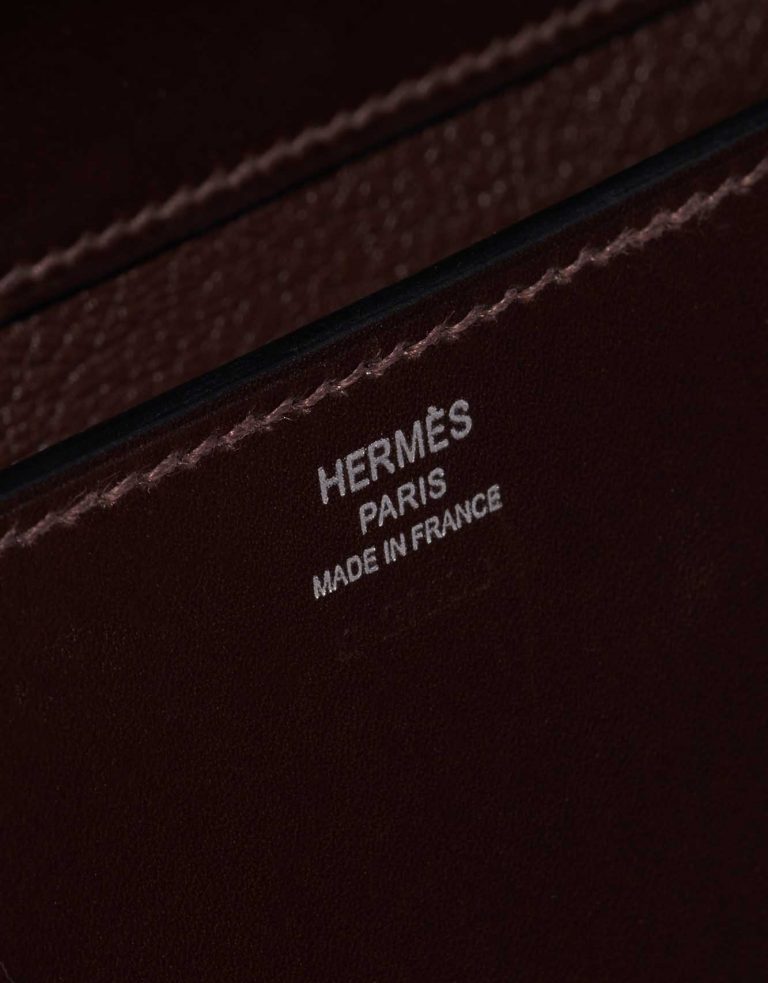 Pre-owned Hermès bag Medor Clutch 29 Swift Chocolat Brown Logo | Sell your designer bag on Saclab.com