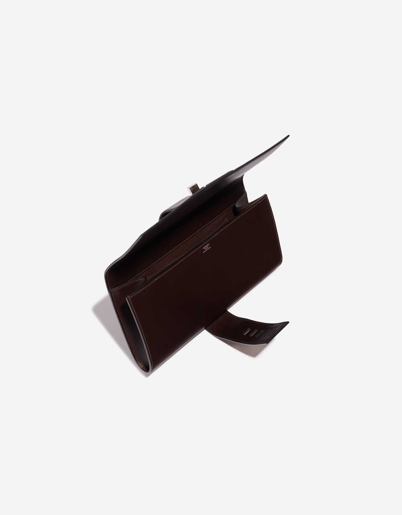 Sac Hermès d'occasion Pochette Medor 29 Swift Chocolat Brown Inside | Vendez votre sac de créateur sur Saclab.com