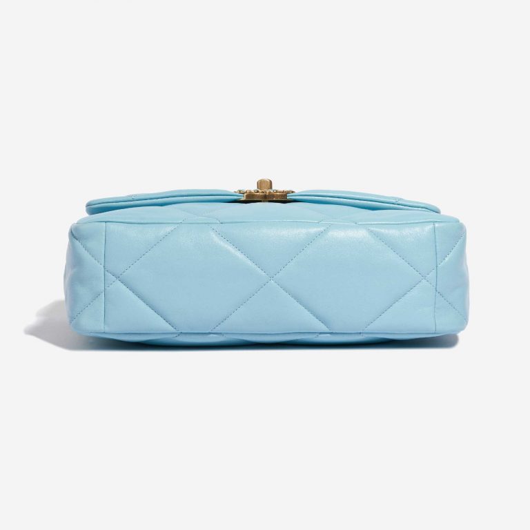 Sac Chanel d'occasion 19 Large à rabat Sac Lamb Tiffany Blue Blue Bottom | Vendez votre sac de créateur sur Saclab.com