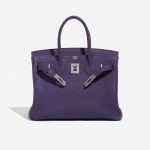 Pre-owned Hermès bag Birkin 30 Togo Iris Violet Front Open | Sell your designer bag on Saclab.com
