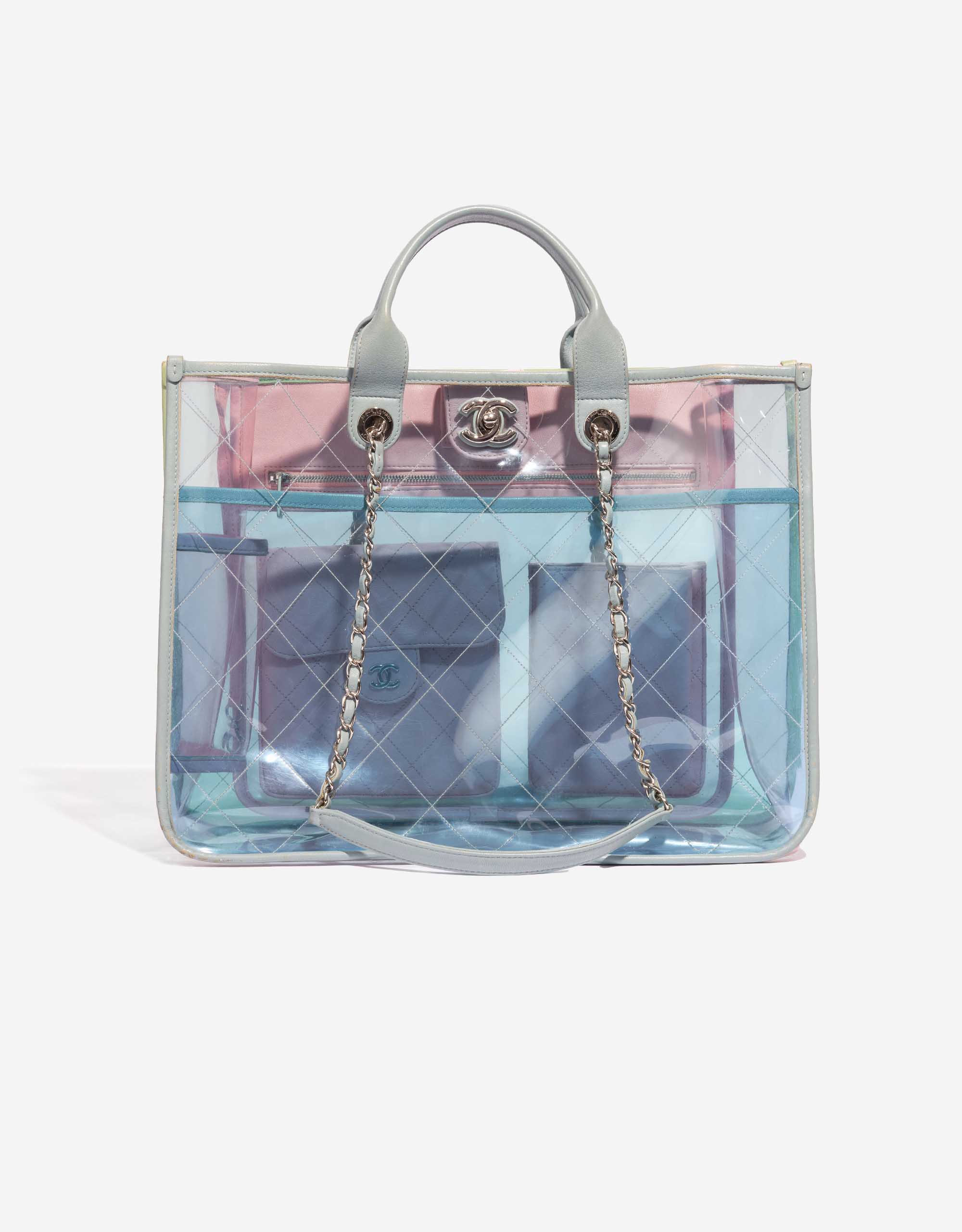 Chanel Shopping Tote PVC / Leather Transparent / Multicolor