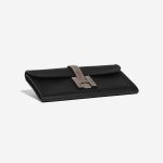Pre-owned Hermès bag Jige Clutch Salvator Lizard / Swift Ombré / Black Black, Brown Bottom | Sell your designer bag on Saclab.com