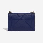 Pre-owned Dior bag Diorama Medium Calf Dark Blue Blue Back | Sell your designer bag on Saclab.com