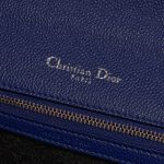 Pre-owned Dior bag Diorama Medium Calf Dark Blue Blue Logo | Sell your designer bag on Saclab.com