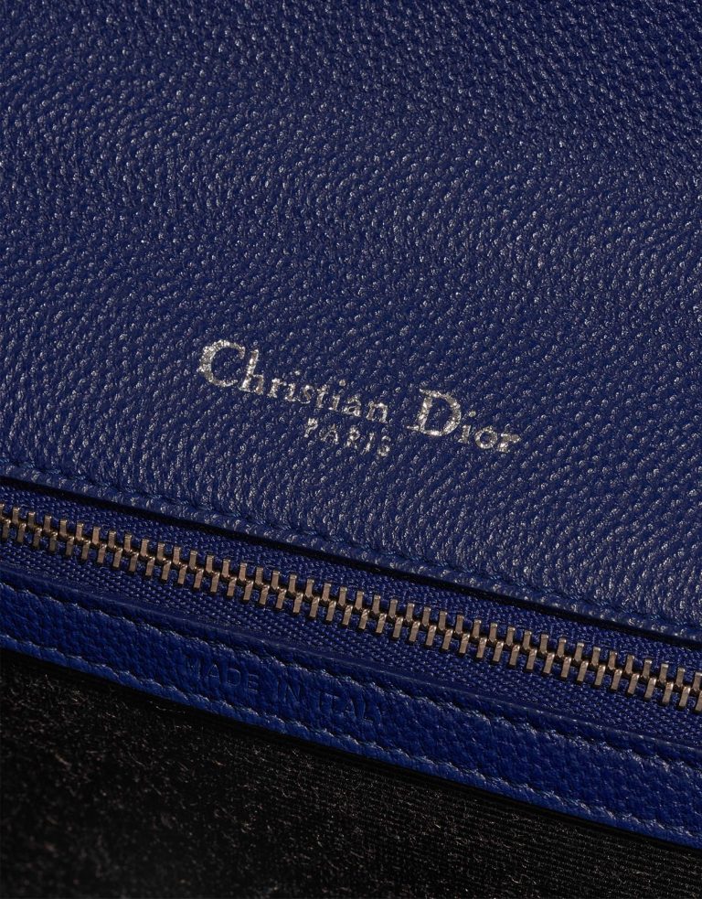 Pre-owned Dior bag Diorama Medium Calf Dark Blue Blue Logo | Sell your designer bag on Saclab.com