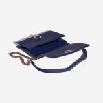 Pre-owned Dior bag Diorama Medium Calf Dark Blue Blue Inside | Sell your designer bag on Saclab.com