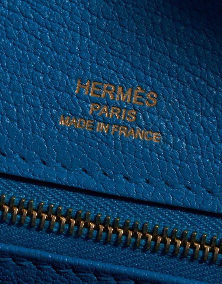 Pre-owned Hermès bag Birkin 30 Epsom Black / Blue Indigo / Blue Frida Black, Blue Logo | Sell your designer bag on Saclab.com