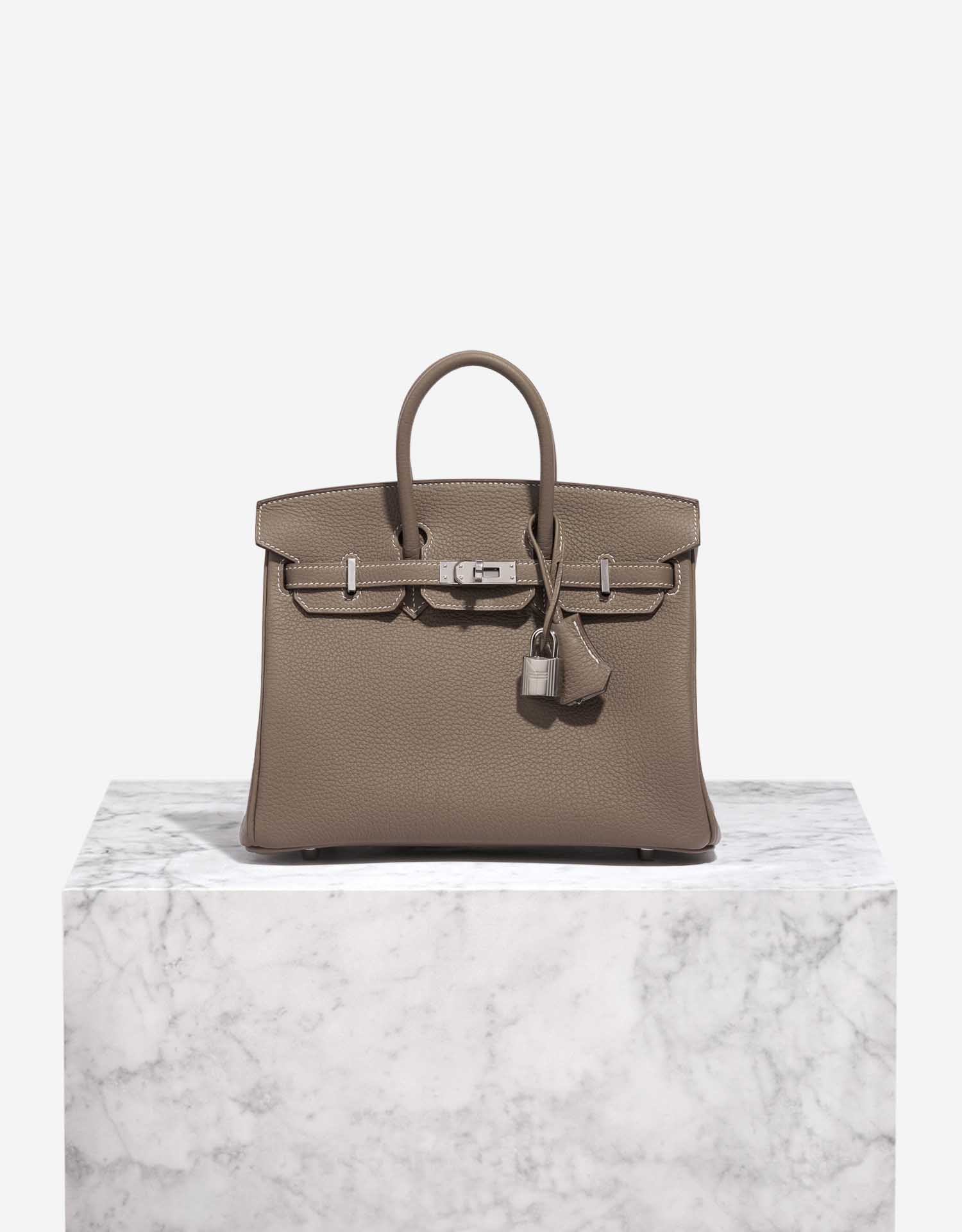 Hermès - Hermès Birkin 25 Togo Leather Handbag-Rose Purple Silver Hardware