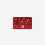 Pre-owned Dior bag Diorama WOC Patent Leather Red Red Front | Sell your designer bag on Saclab.com