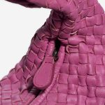 Pre-owned Bottega Veneta bag Hobo Large Lamb Fuchsia Pink Closing System | Sell your designer bag on Saclab.com