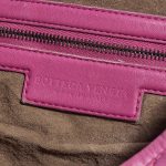 Pre-owned Bottega Veneta bag Hobo Large Lamb Fuchsia Pink Logo | Sell your designer bag on Saclab.com