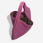 Pre-owned Bottega Veneta bag Hobo Large Lamb Fuchsia Pink Inside | Sell your designer bag on Saclab.com