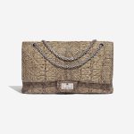 Pre-owned Chanel bag 2.55 Reissue 227 Python Natural Beige Beige Front | Sell your designer bag on Saclab.com