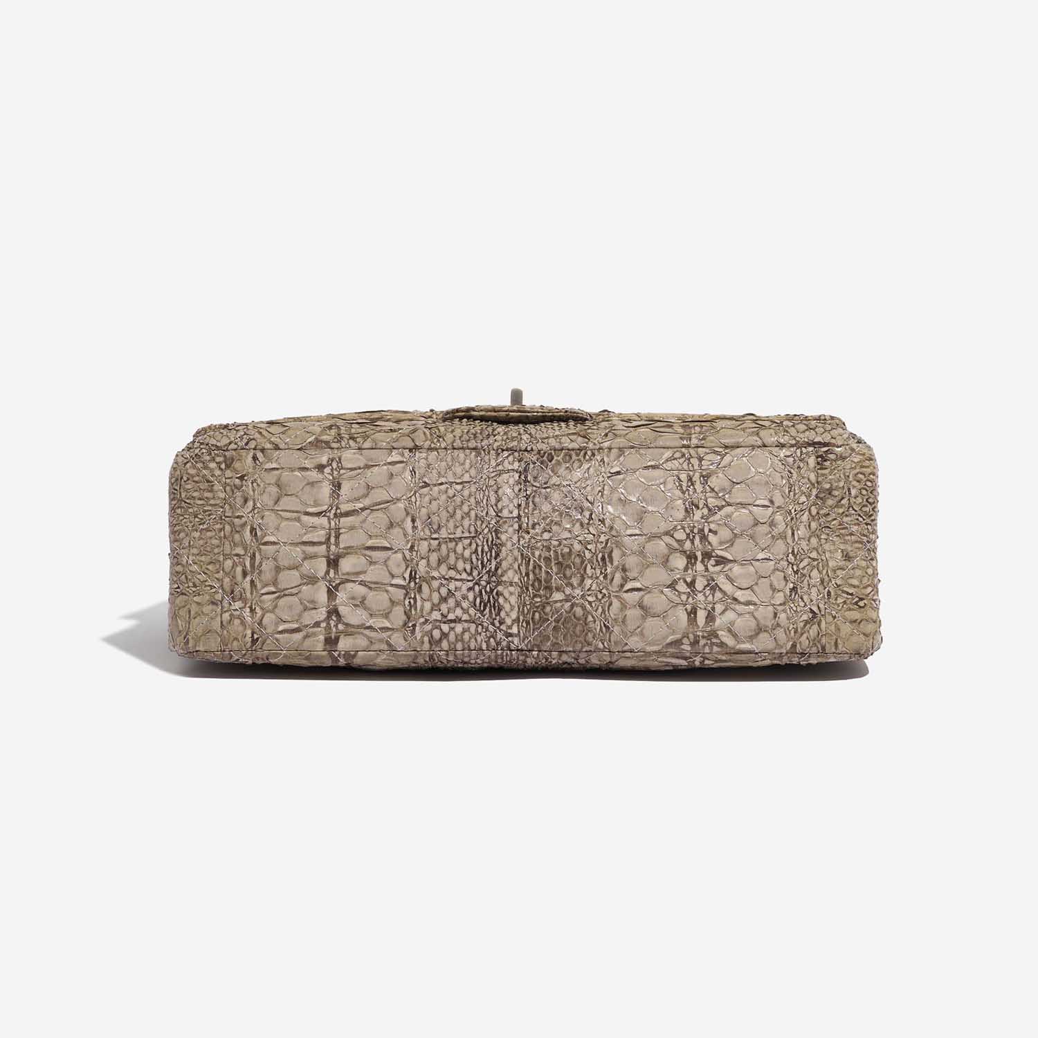 Pre-owned Chanel bag 2.55 Reissue 227 Python Natural Beige Beige Bottom | Sell your designer bag on Saclab.com
