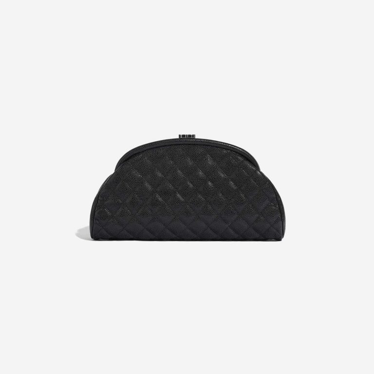 Pre-owned Chanel bag Timeless Clutch Caviar Black Black Back | Sell your designer bag on Saclab.com