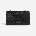 Pre-owned Chanel bag 2.55 Reissue 227 Aged Calf SO Black Black Front | Sell your designer bag on Saclab.com