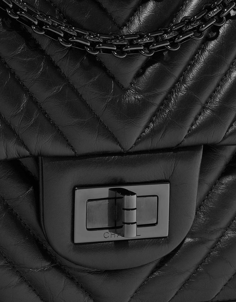 Chanel Black Quilted Lucky Charm Reissue 2.55 Classic 255 Bag - My Luxury  Bargain