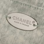 Pre-owned Chanel bag Timeless Small Denim Grey / Blue Blue, Grey Logo | Sell your designer bag on Saclab.com