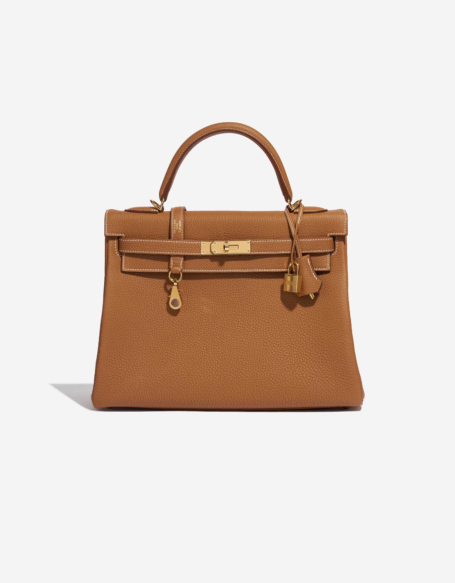 Hermès Kelly 32 Bronze dore Togo Gold Hardware GHW — The French Hunter
