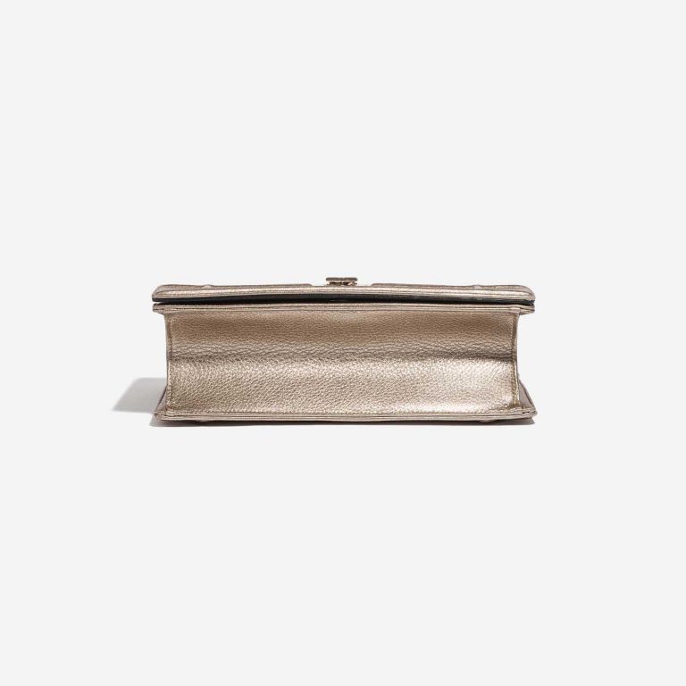 Pre-owned Dior bag Diorama Medium Calf Pale Gold Gold Bottom | Sell your designer bag on Saclab.com