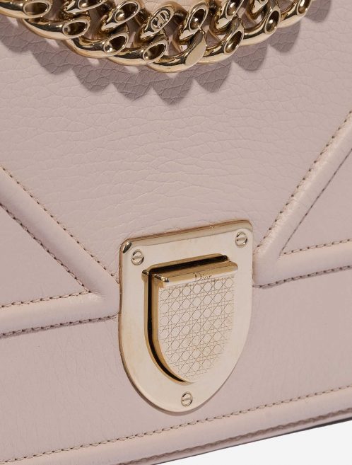 Pre-owned Dior bag Diorama Medium Calf Rose Rose Closing System | Sell your designer bag on Saclab.com