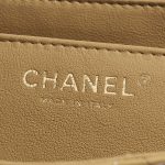 Pre-owned Chanel bag Timeless Maxi Patent Leather Beige Beige Logo | Sell your designer bag on Saclab.com