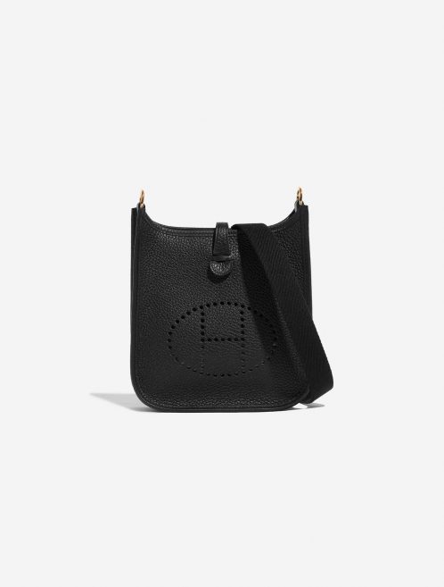 Sac Hermès d'occasion Evelyne 16 Taurillon Clémence Black Black Front | Vendez votre sac de créateur sur Saclab.com