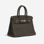 Pre-owned Hermès bag Hermes Birkin 30 Togo Vert Maquis Green Side Front | Sell your designer bag on Saclab.com