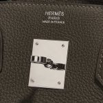 Pre-owned Hermès bag Hermes Birkin 30 Togo Vert Maquis Green Logo | Sell your designer bag on Saclab.com