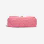 Pre-owned Chanel bag 19 Flap Bag Tweed Light Rosé Rose Bottom | Sell your designer bag on Saclab.com