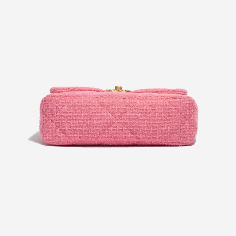 Sac Chanel d'occasion 19 à rabat Sac Tweed Light Rosé Rose Bottom | Vendez votre sac de créateur sur Saclab.com