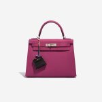 Pre-owned Hermès bag Kelly Twilly Salvator Lizard Black Black Detail | Sell your designer bag on Saclab.com